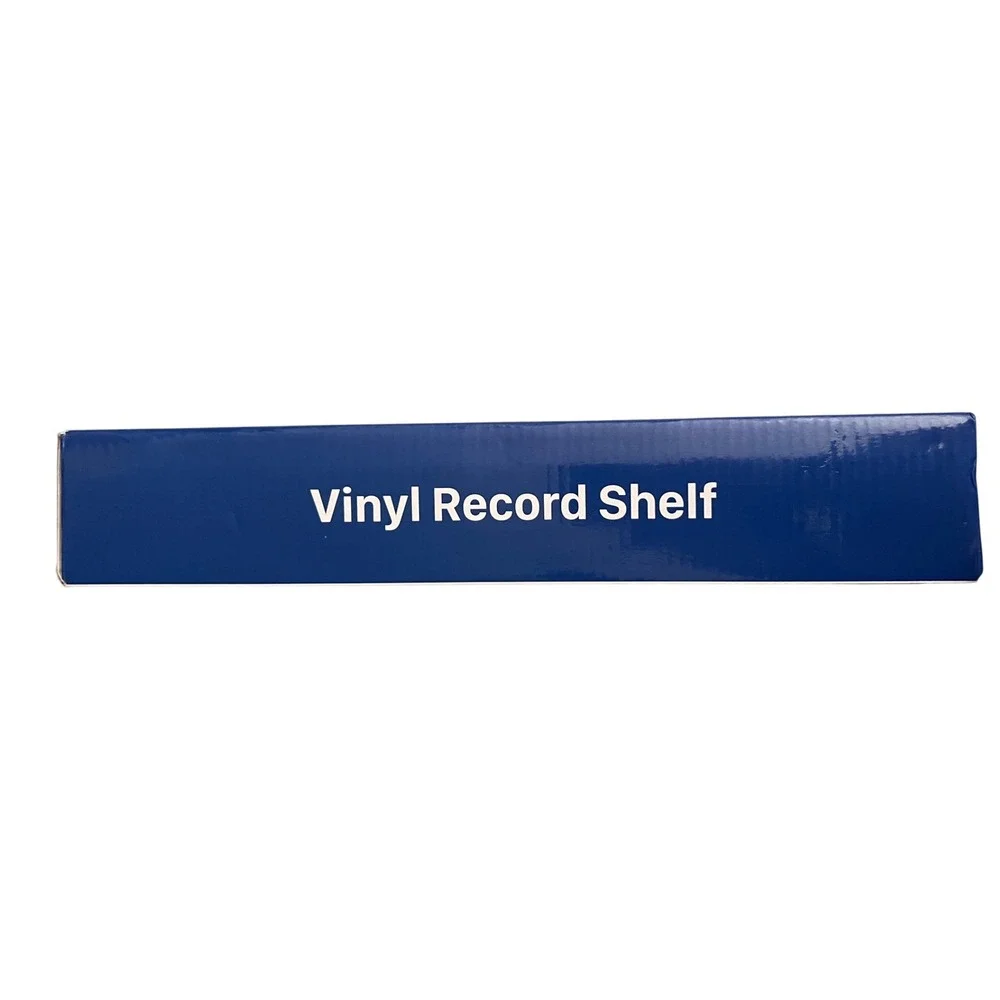 NIUBEE Vinyl Record Shelf Wall Mount Black 6 Pack Floating LP Album Display Rack